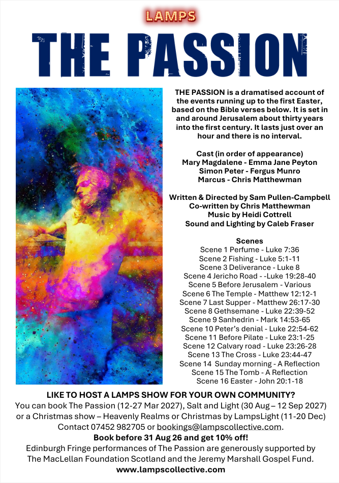 Discover more Edinburgh Passion The Passion Edinburgh Fringe programme PDD