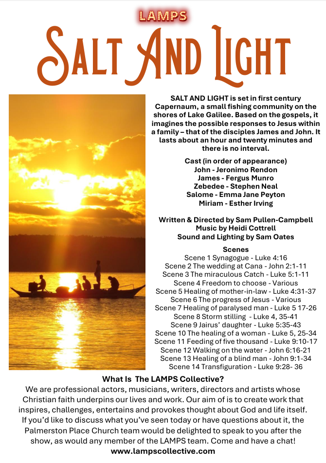 Discover more Edinburgh S&L Salt and Light Edinburgh Fringe programme PDF
